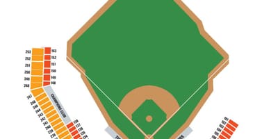 Comerica สวนแผนที่ seating